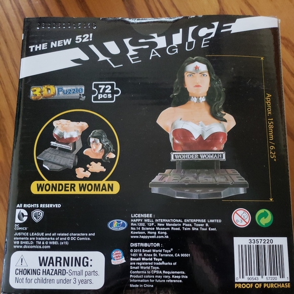 Justice League Wonder Woman 3D Puzzle - Picture 5 of 5